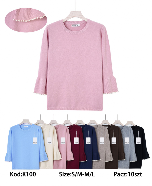 Bluzki damskie Roz S/M-M/L, Mix Kolor Paczka 10 szt